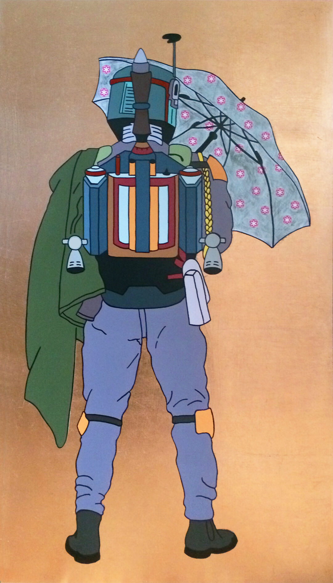 Boba Fett Składający Parasol