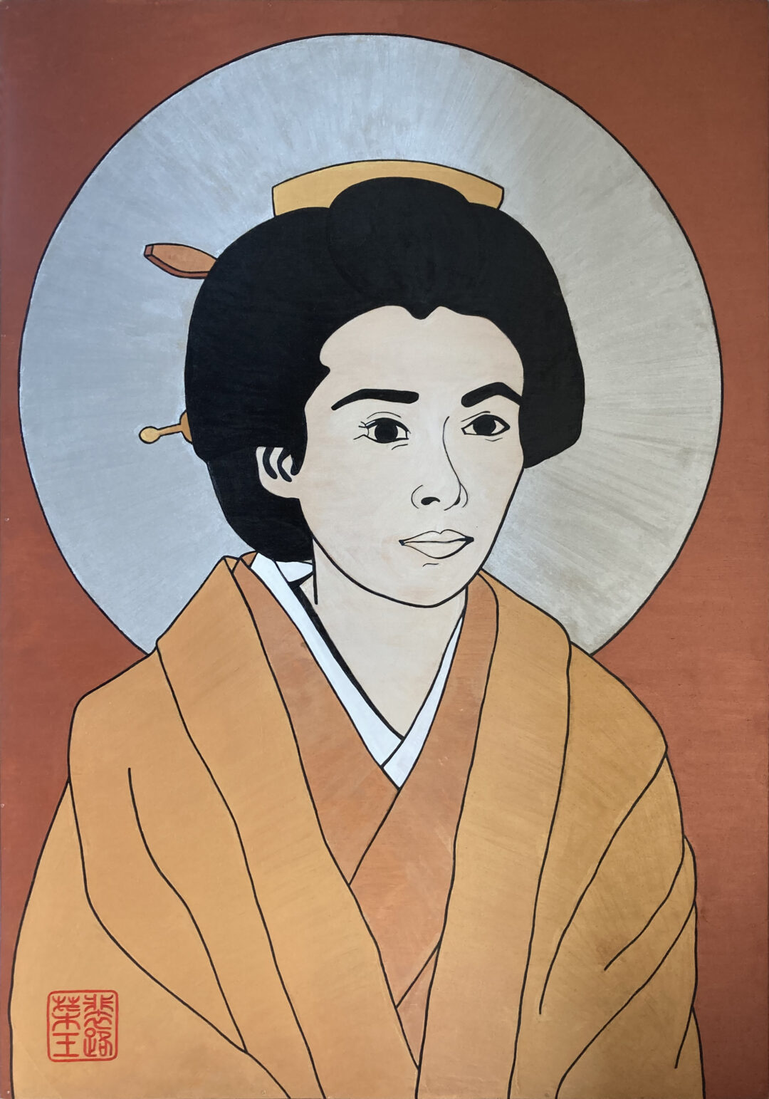 Nakajima Tomoko jako Św. Anna